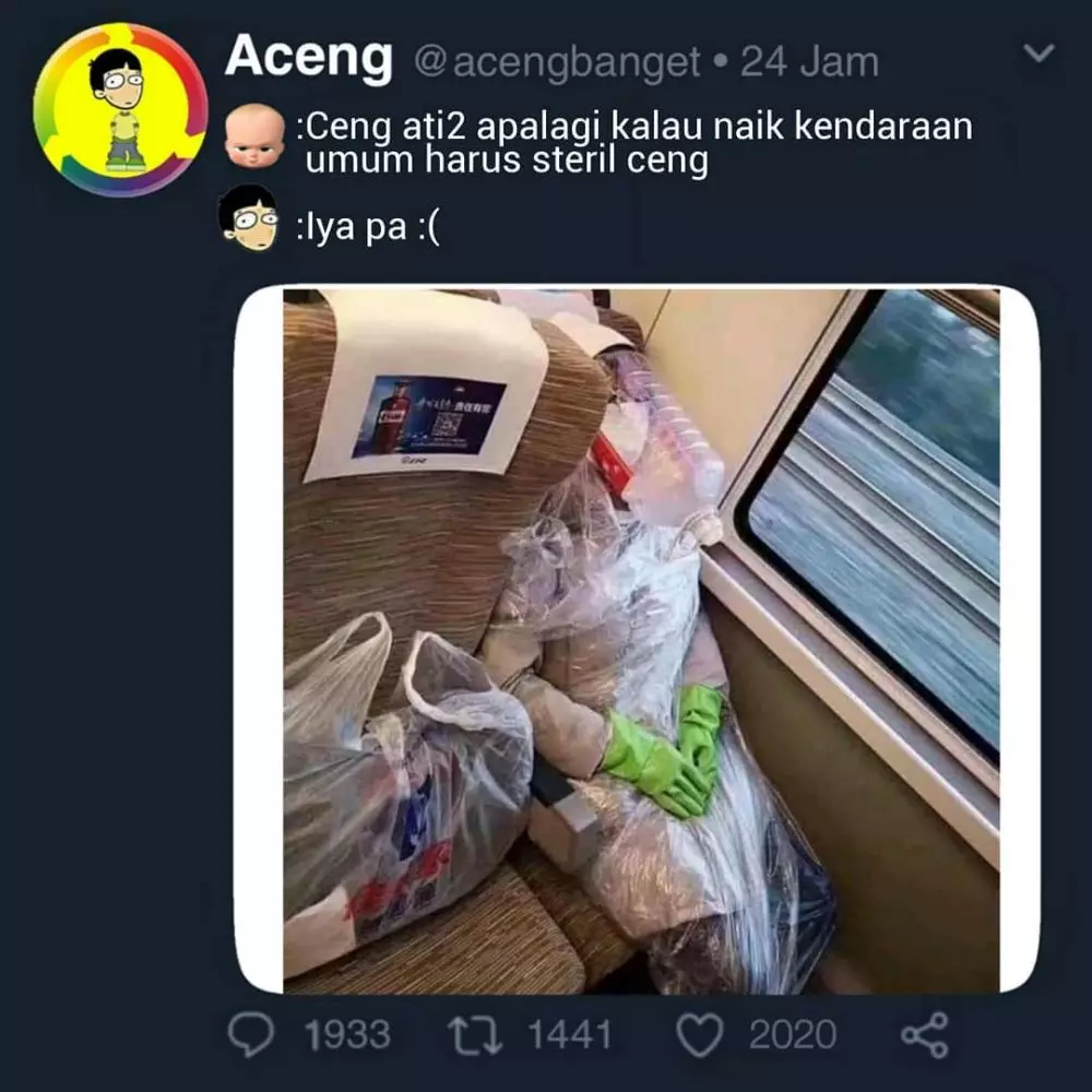 meme lucu mencari solusi © 2020 instagram.com