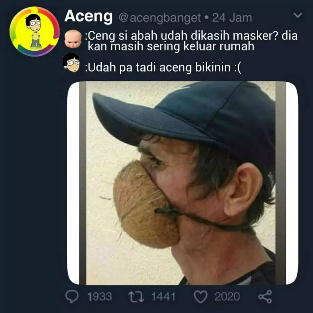 meme lucu mencari solusi © 2020 instagram.com