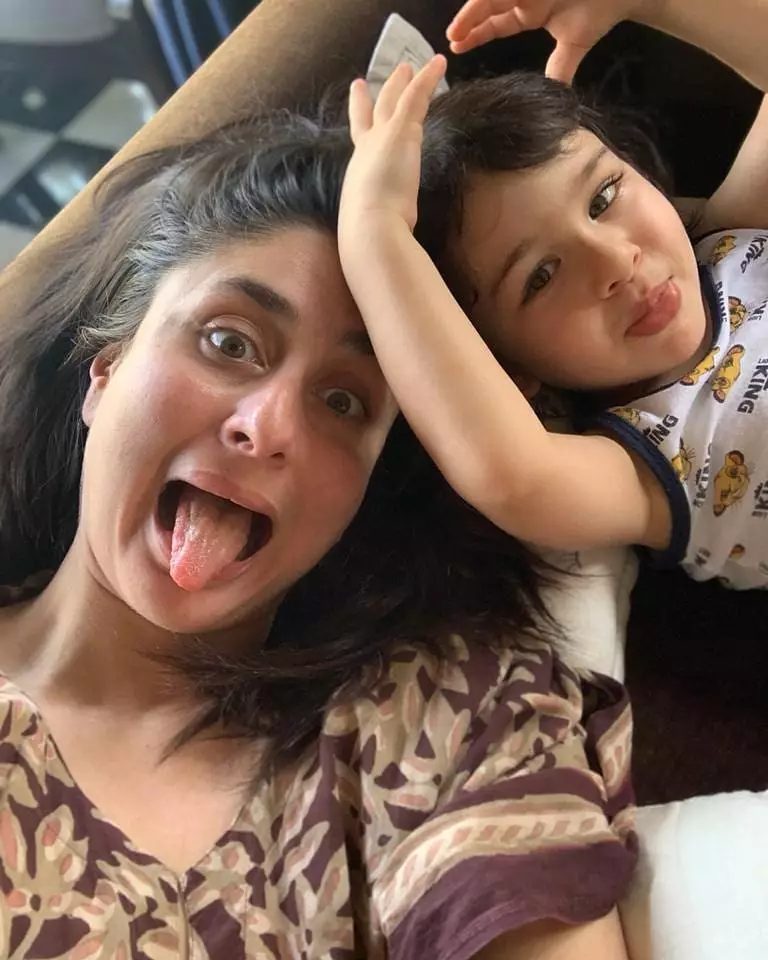 Kareena Kapoor momong Taimur  Instagram