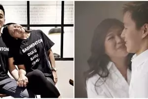 Jarang tersorot, ini potret mesra 10 pebulutangkis & pasangannya