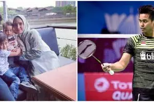 10 Potret Tontowi Ahmad di luar lapangan, family man banget