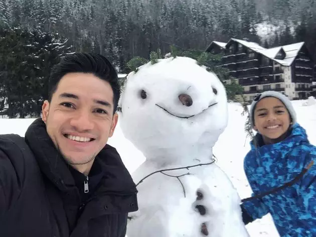  Momen kompak Andrew White dan putra Instagram/@andrew.white._