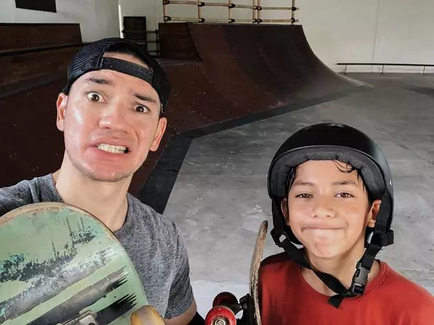  Momen kompak Andrew White dan putra Instagram/@andrew.white._