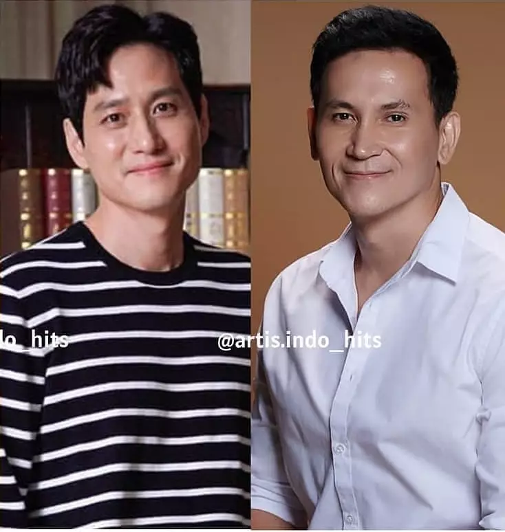 kemiripan Marcelino Lefrandt dengan Park Hae Joon © 2020 brilio.net