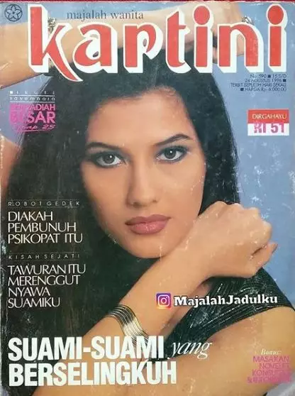 Beda gaya Tamara Bleszynski jadi cover majalah lawas Instagram Beda gaya Tamara Bleszynski jadi cover majalah lawas Instagram