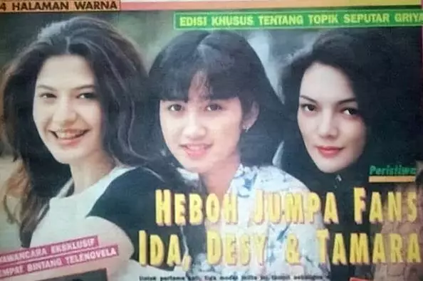 Beda gaya Tamara Bleszynski jadi cover majalah lawas Instagram Beda gaya Tamara Bleszynski jadi cover majalah lawas Instagram