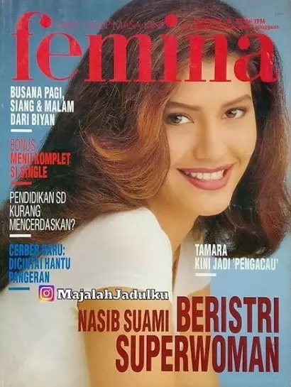 Beda gaya Tamara Bleszynski jadi cover majalah lawas Instagram Beda gaya Tamara Bleszynski jadi cover majalah lawas Instagram