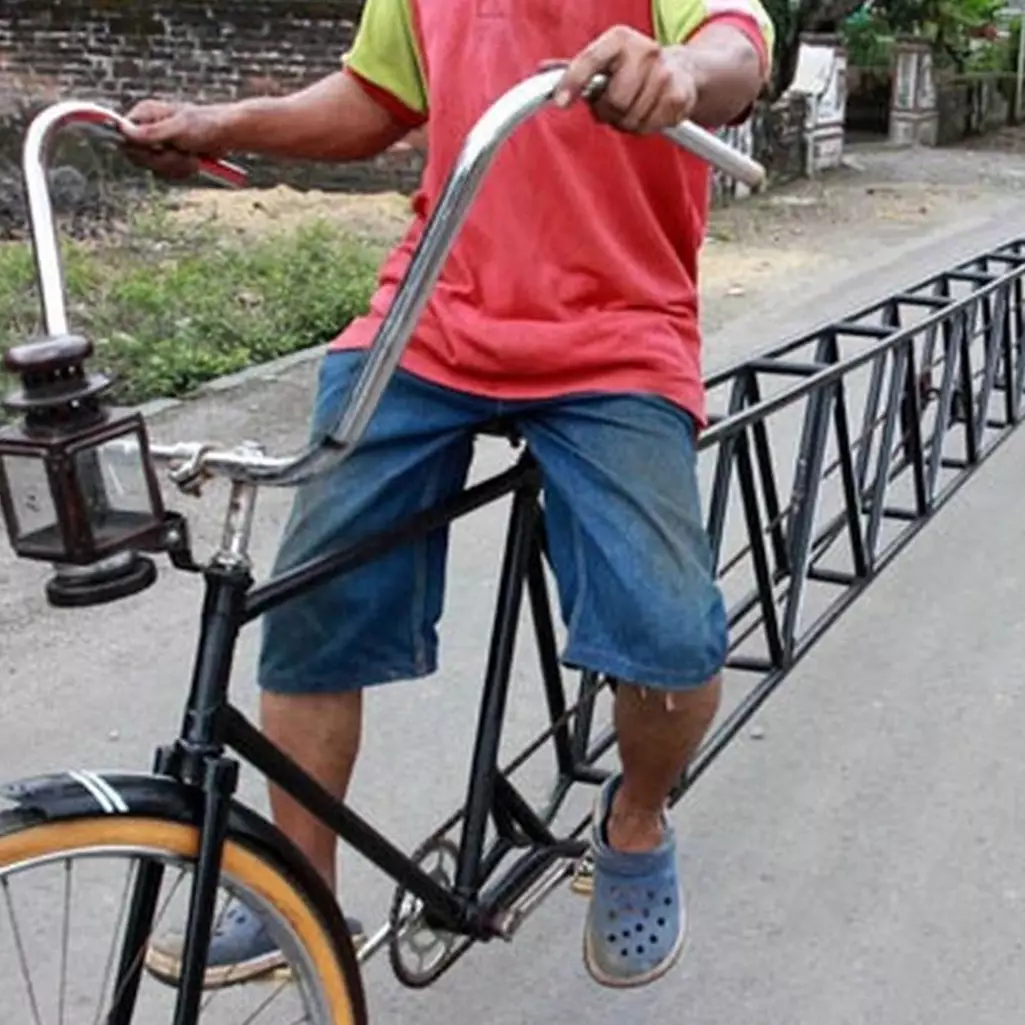 10 Modifikasi sepeda kelewat absurd, bikin tepuk jidat
