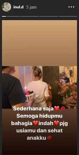 Momen ultah anak Inul Daratista © 2020 brilio.net