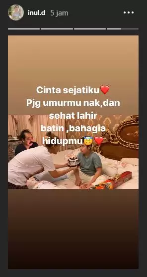 Momen ultah anak Inul Daratista © 2020 brilio.net