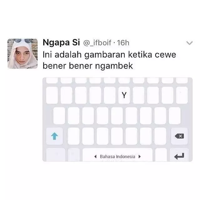 10 Status lucu soal cewek ini absurdnya bikin geleng kepala