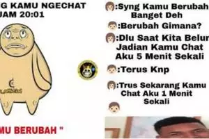 9 Meme lucu 'kamu udah berubah' ini bikin ketawa jengkel