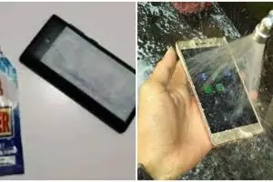 7 Meme lucu cara dinginkan HP paling cepat, ngawur abis