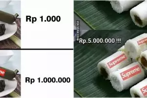 10 Meme lucu makanan Supreme ini bikin jiwa miskin bergetar