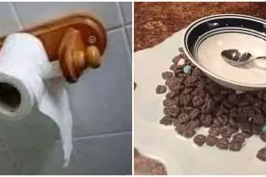 10 Potret lucu orang salah naruh barang ini bikin tepuk jidat