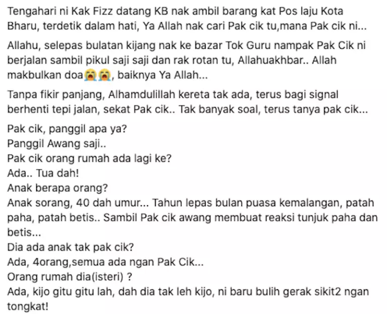 bapak pikul jualan Borakdaily bapak pikul jualan Borakdaily