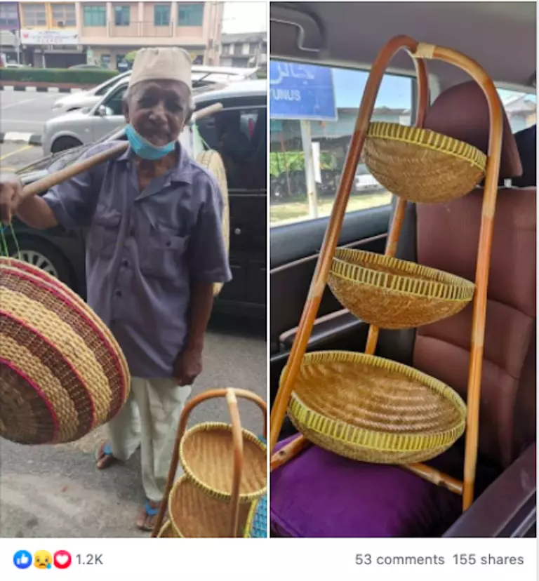 bapak pikul jualan Borakdaily bapak pikul jualan Borakdaily