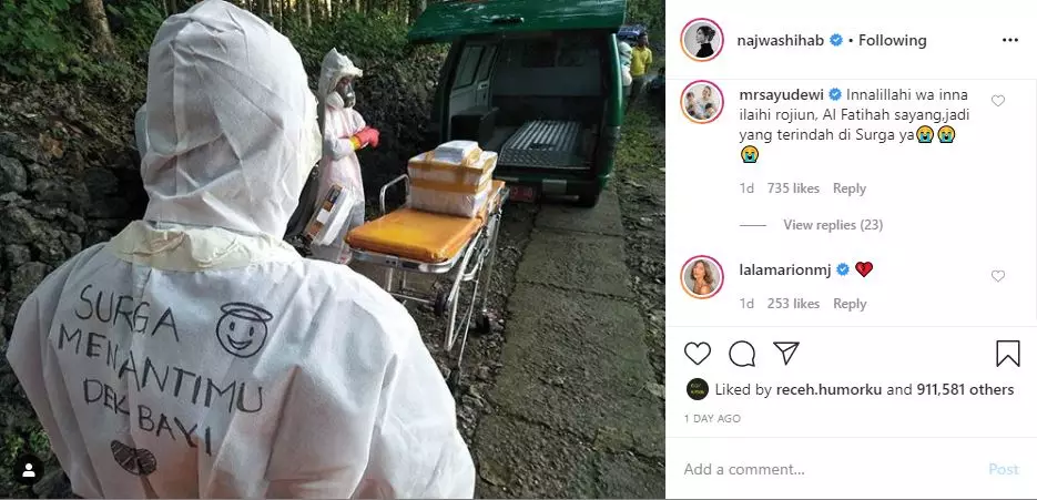 hati najwa ambles Instagram