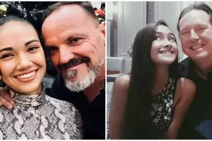 Jarang tersorot, ini 8 momen pesinetron cantik & ayah bulenya