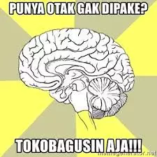 meme gak punya otak berbagai sumber