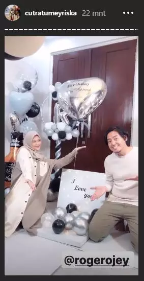 Momen ultah Roger Danuarta © 2020 brilio.net