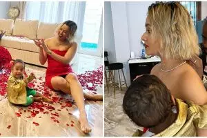 7 Momen anniversary ke-2 Kimmy Jayanti & Greg, kejutannya romantis