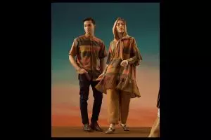 Koleksi busana Lebaran ini terinspirasi Pojagi Korea, maknanya dalam