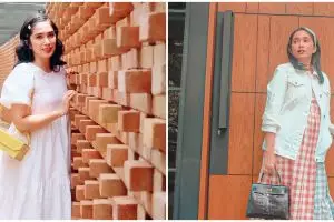 10 Momen Ussy Sulistyawati belanja sembako saat hamil besar