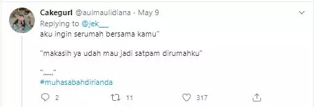 cuitan nolak halus Twitter