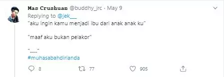 cuitan nolak halus Twitter