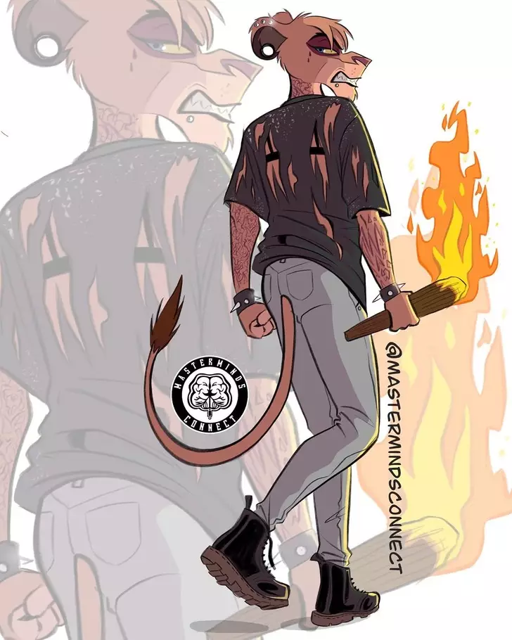 Gambaran jika hewan di film Lion King jadi manusia Istimewa Gambaran jika hewan di film Lion King jadi manusia Istimewa