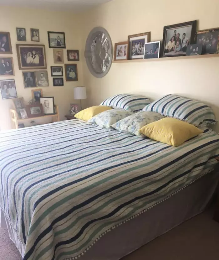 suami merapikan tempat tidur Facebook