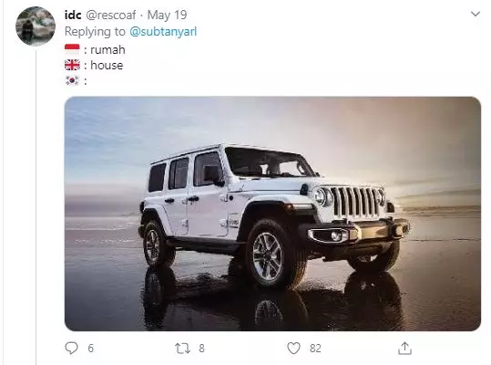 cuitan bahasa korea Twitter