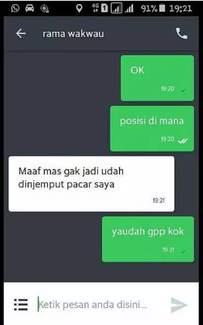 alasan penumpang cancel ojek online © 2020 brilio.net alasan penumpang cancel ojek online © 2020 brilio.net