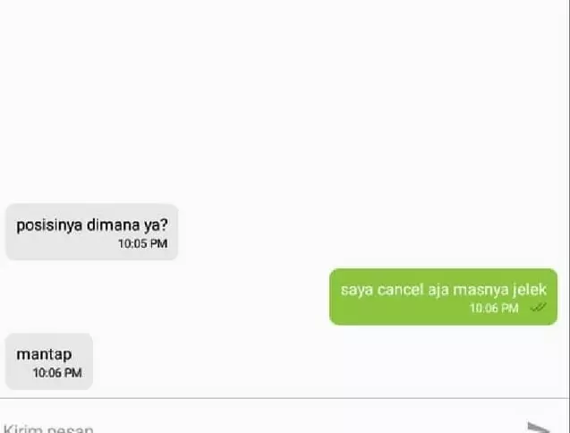 alasan penumpang cancel ojek online © 2020 brilio.net alasan penumpang cancel ojek online © 2020 brilio.net