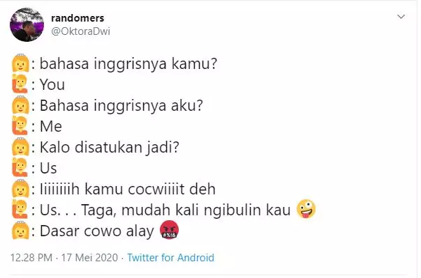 cuitan jahil bahasa berbagai sumber