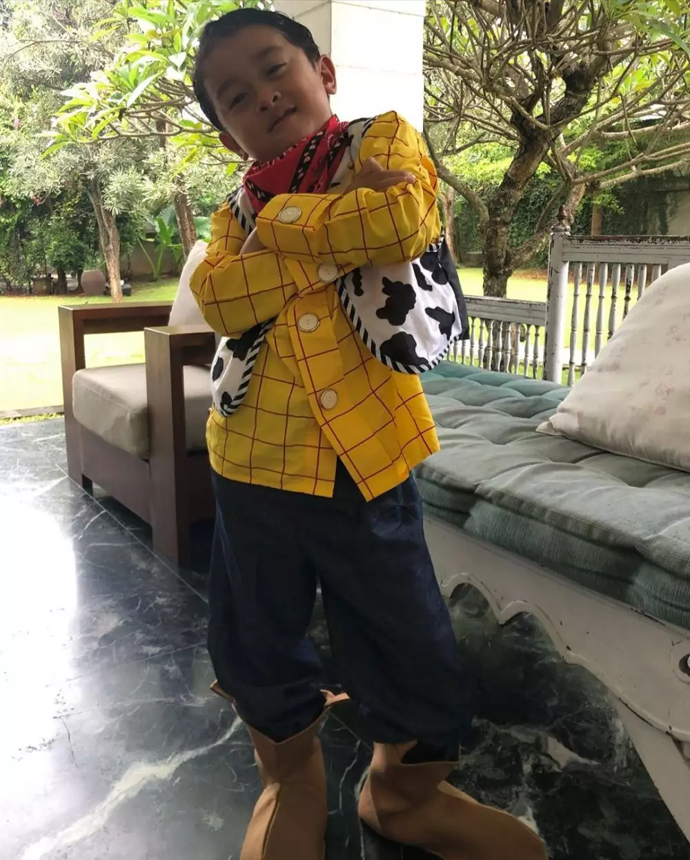 Potret rumah Marcella Zalianty  Instagram