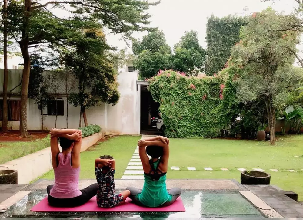 Potret rumah Marcella Zalianty  Instagram