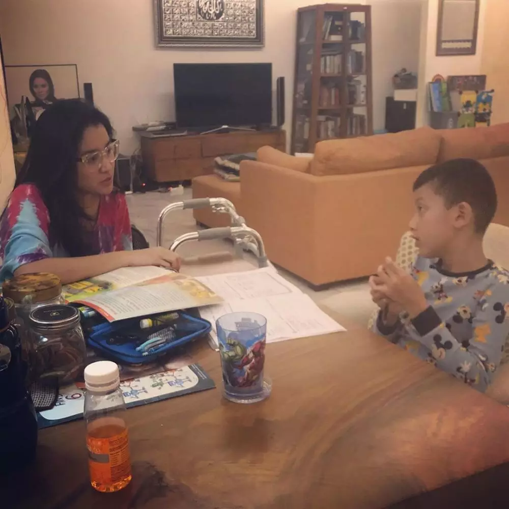 Potret rumah Marcella Zalianty  Instagram