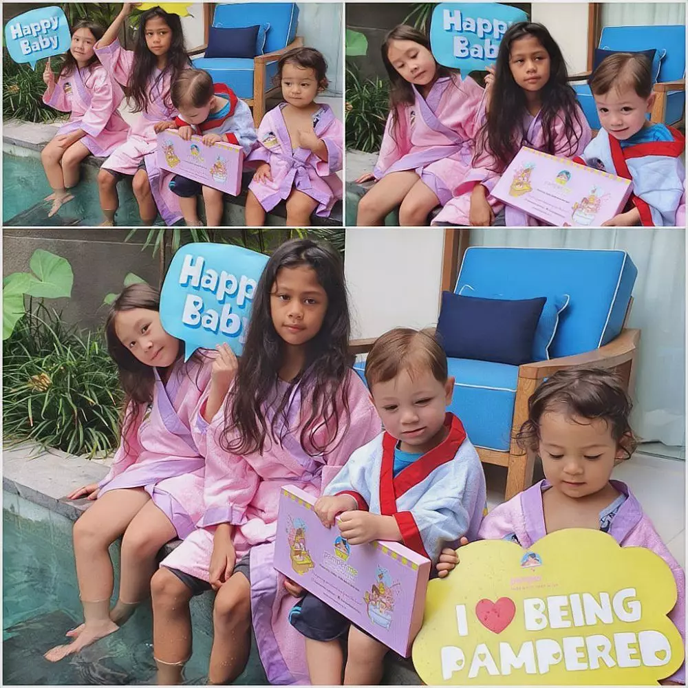 Kedekatan anak kandung dengan anak angkat selebriti © 2020 brilio.net Kedekatan anak kandung dengan anak angkat selebriti © 2020 brilio.net