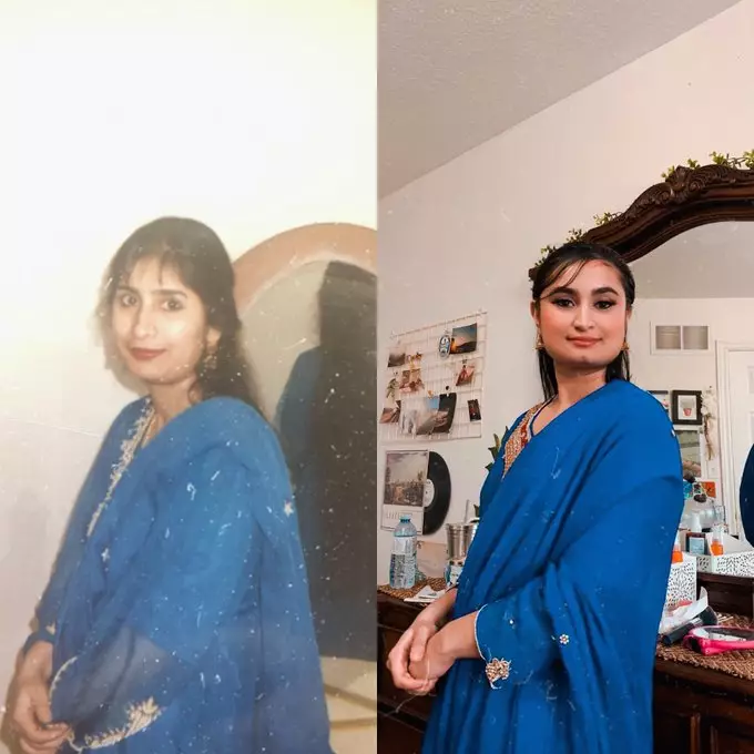 aksi tirukan foto lawas ibu  Twitter  aksi tirukan foto lawas ibu  Twitter