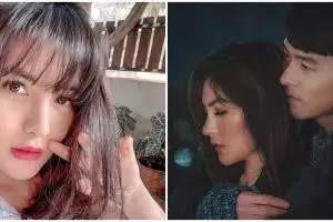 6 Editan foto Halu Angela Lee bareng seleb Korea, totalitas