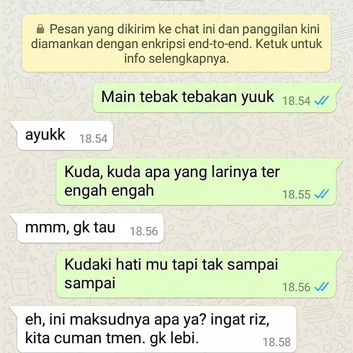 Chat lucu berujung friendzone  Instagram Chat lucu berujung friendzone  Instagram