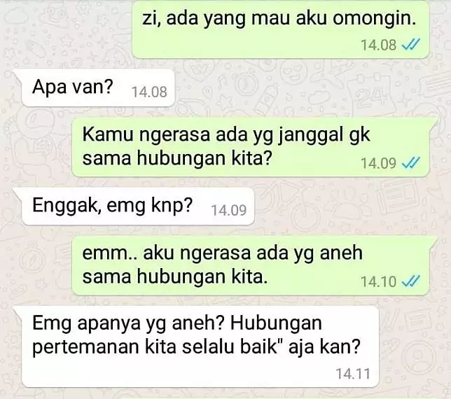 Chat lucu berujung friendzone  Instagram Chat lucu berujung friendzone  Instagram