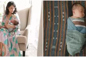 8 Potret manis Andien dan putra keduanya, sederhana di dalam rumah