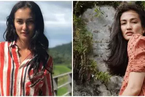 6 Momen seru Atiqah Hasiholan berkebun, ajak anak panen bayam