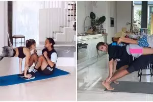 Nggak cuma romantis, 12 pasangan seleb ini hobi olahraga bareng