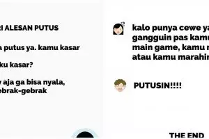 10 Meme lucu nyari alasan putus ini bikin ketawa nyesek
