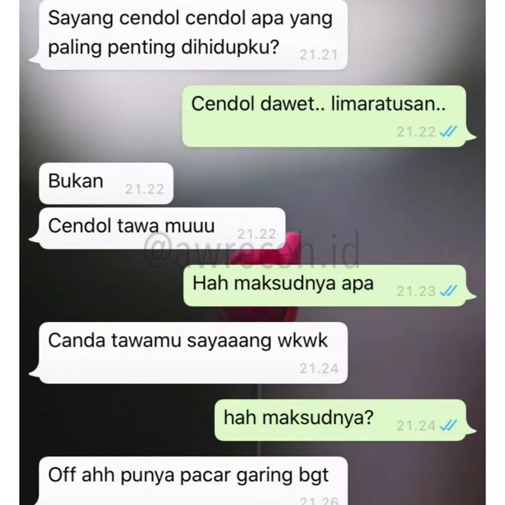 chat lucu gagal curhat © 2020 instagram.com