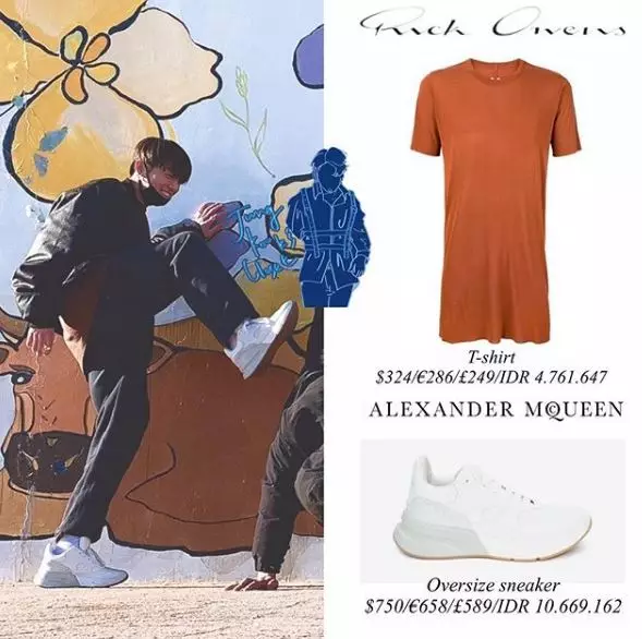 10 koleksi sepatu Jungkook BTS Instagram